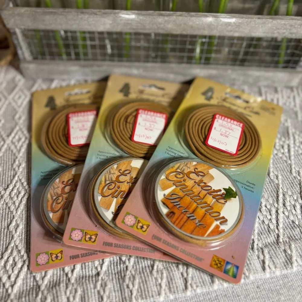 Great American Company Incense Coil Bundle. 4 In Each Pack.‎ 28 Total. Cin/Van.